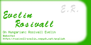 evelin rosivall business card